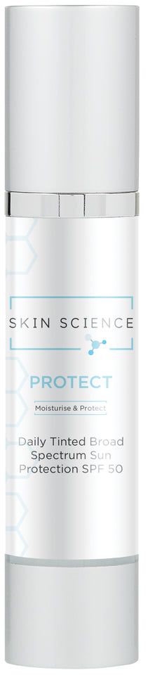 Daily Tinted Broad Spectrum Sun Protection SPF 50 - Skin Science UK